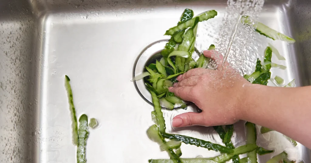 can you put drain cleaner in a garbage disposal