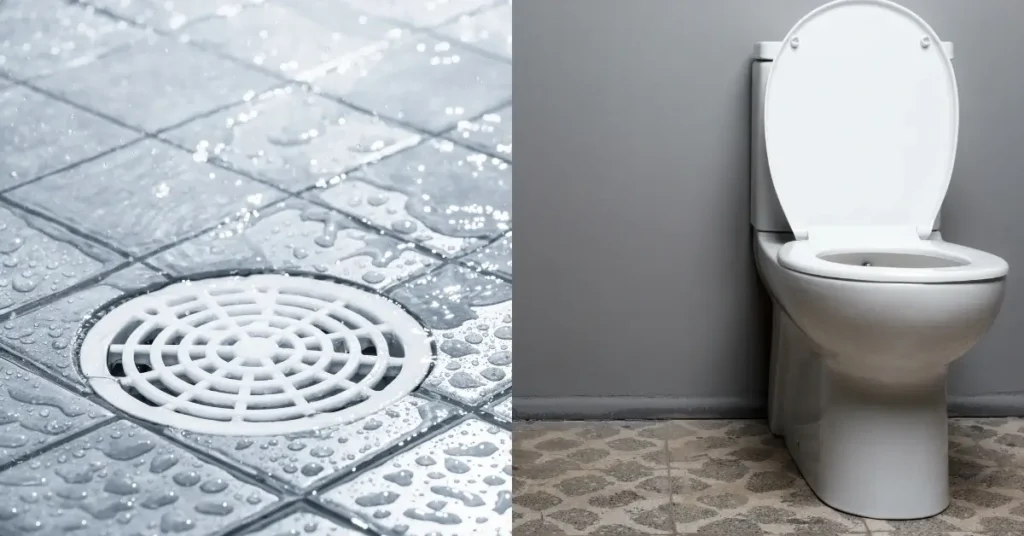 are shower and toilet drains connected