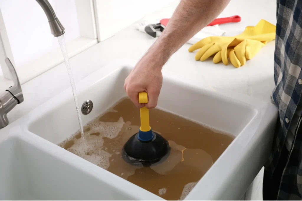 how do you clean a sink drain